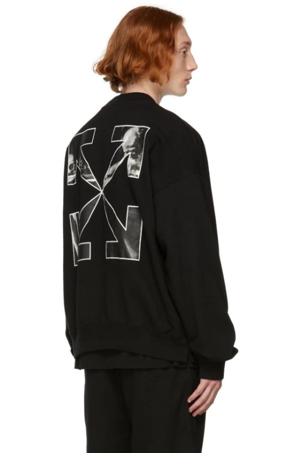 Black Caravaggio Arrows Skate Sweatshirt