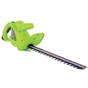Greenworks 22102 2.7 Amp 18 in. Dual Action Electric Hedge Trimmer