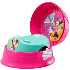Disney Minnie Mouse 3-in-1 Potty Training Toilet Toddler Toilet Training Set