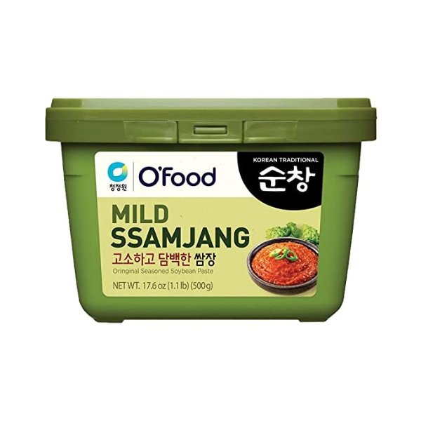 Sunchang Seasoned Soybean Paste (Ssamjang) 17.6 oz (1.1lb, 500g)
