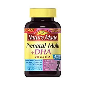 Nature Made Prenatal + DHA 200 mg Softgels, 90ct