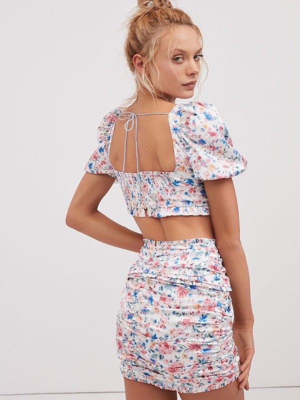 For Love & Lemons Juliet Mini Skirt Exclusively for Victoria’s Secret