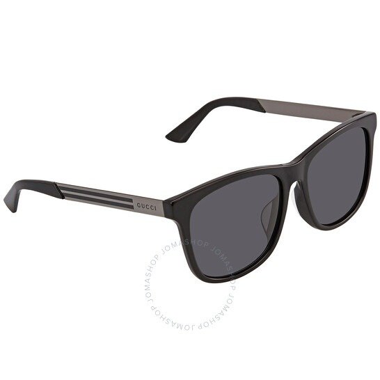 Grey Square Men's Sunglasses GG0695SA 001 56