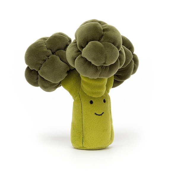 Green Vivacious Vegetable Broccoli Soft Toy | AlexandAlexa