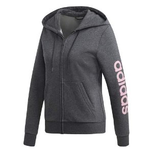 Adidas Women's Essentials Linear Full Zip Fleece Hoodie