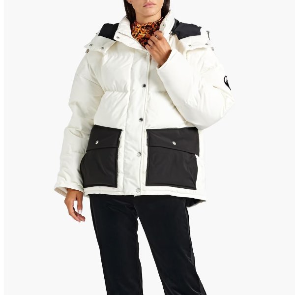 Hakuba quilted hooded down ski jacket