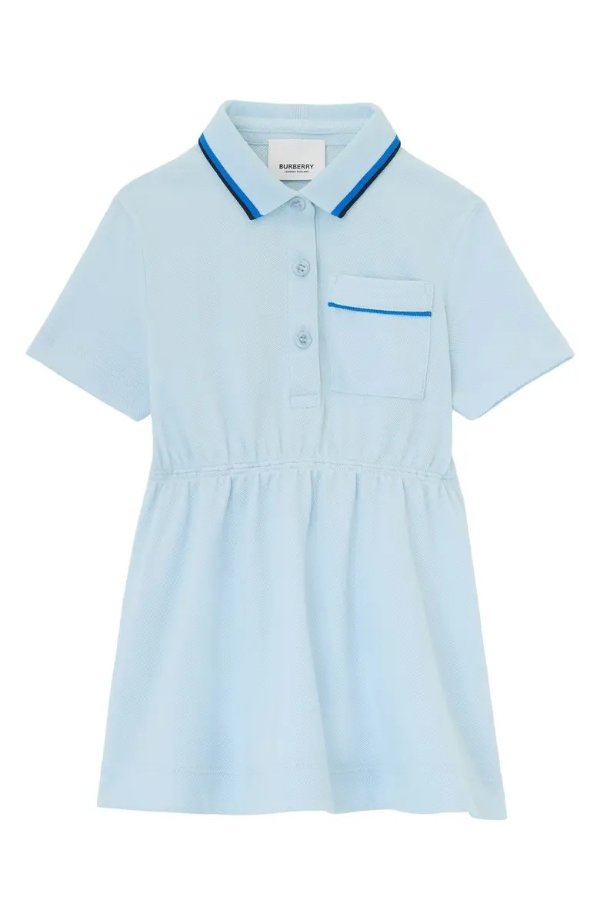 Kids' Langton Logo Applique Polo Dress