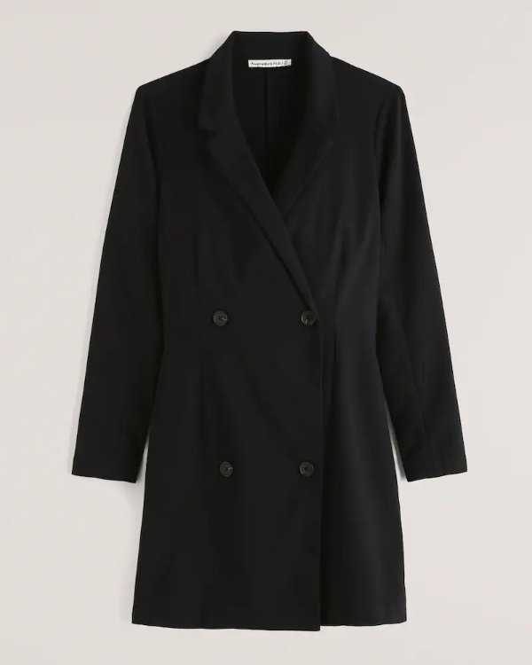Women's Long-Sleeve Blazer Dress | Women's Clearance | Abercrombie.com