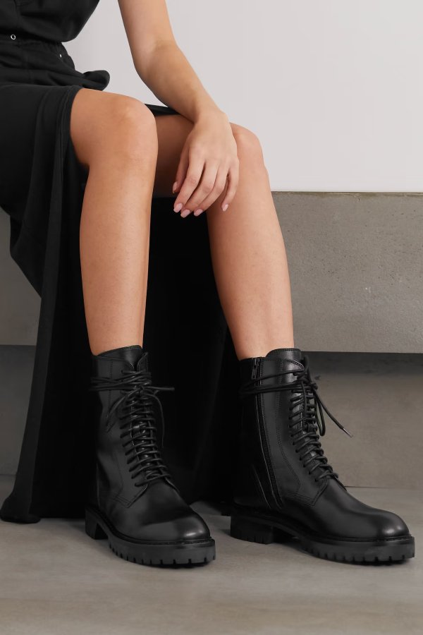 Alec leather ankle boots