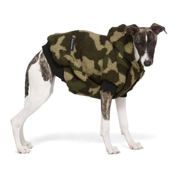 VIP - SSENSE Exclusive Green Sherpa Camo Hoodie