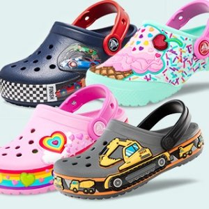 即将截止：Crocs 全场童鞋低至4折+额外7.5折春季促销