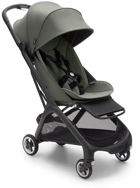 Butterfly Complete Compact Stroller - Black / Forest Green