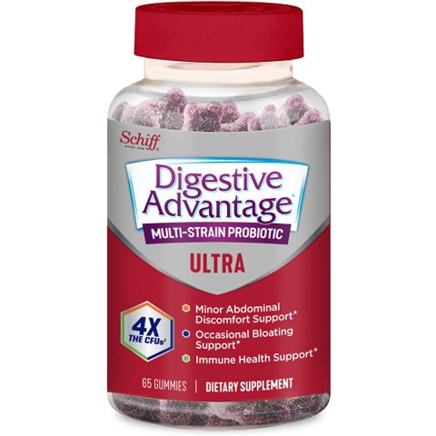 Digestive Advantage 水果味益生菌软糖 65粒 守护肠胃健康
