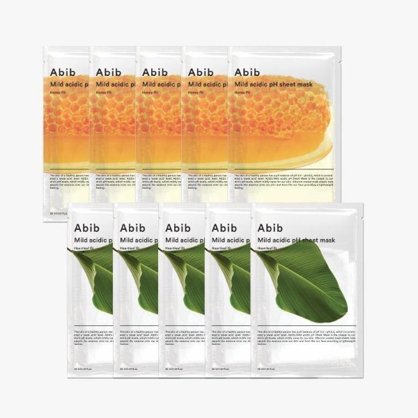 Abib 5 Honey + 5 Heartleaf fit Mild Acidic pH Mask