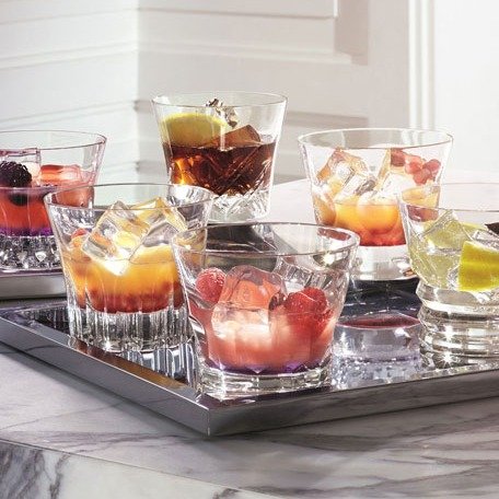 Everyday Baccarat Assorted Old Fashion Tumblers, Set of 6