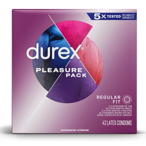润滑避孕套42个$11TROJAN、Durex 多款超薄避孕套大促