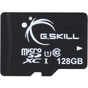 G.Skill 128GB microSDXC UHS-I/U1 Class 10 Memory Card