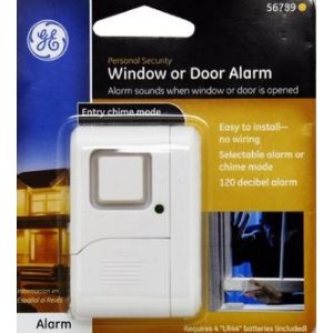 GE Personal Security Window/Door Alarm (2 pack)