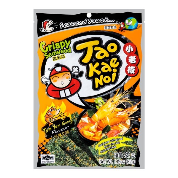 TAO KAE NOI Crispy Seaweed Tom Yum Flavor