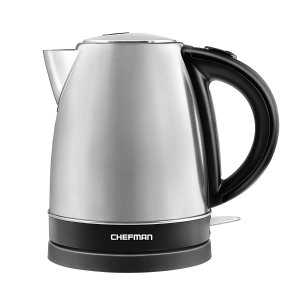 Chefman Stainless Steel Electric Kettle 1.7 Liter, 1500W