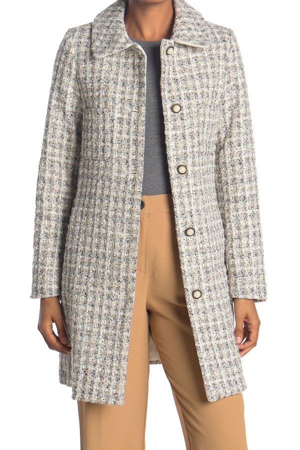 Tweed Four Pocket Coat