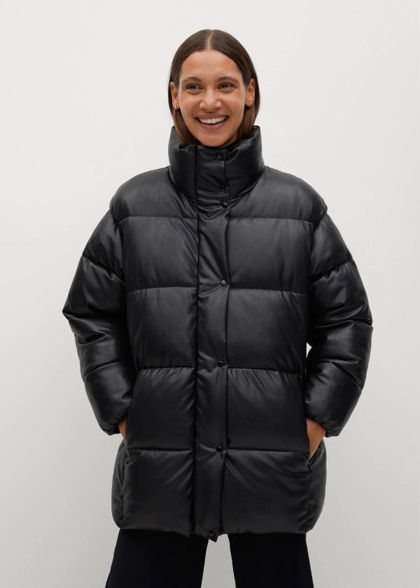 Side-zip quilted coat - Women | OUTLET USA