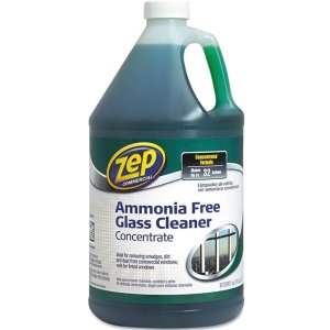 Zep Commercial Glass Cleaner Concentrate - Concentrate Liquid Solution, Green - 1 gal (128 fl oz)