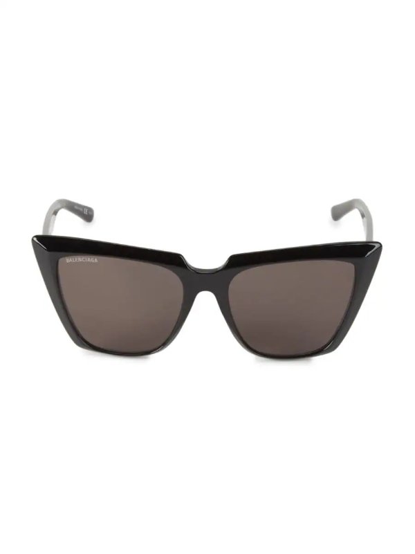 55MM Squared Cat Eye Sunglasses
