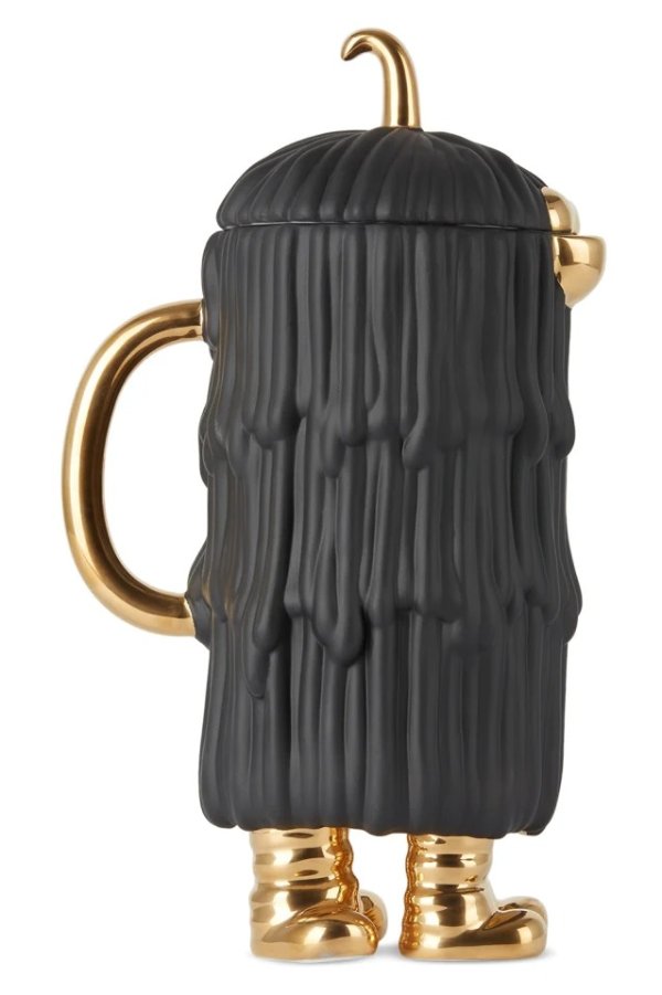 Black & Gold Haas Brothers Djuna Coffee & Tea Pot, 1.4 L