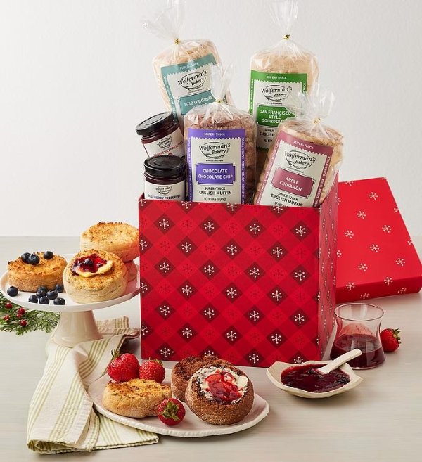Holiday House Warming Bakery 英式松饼+草莓蜜饯+蓝莓蜜饯礼包
