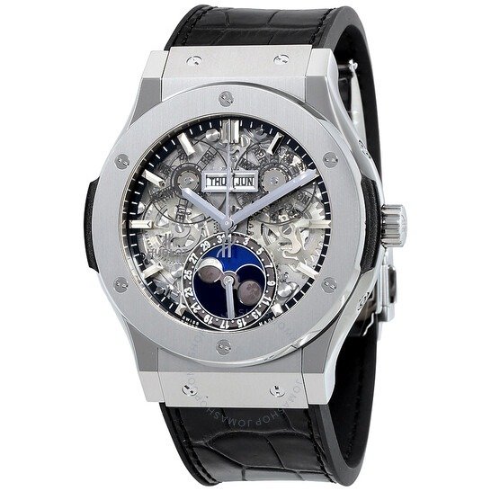 Classic Fusion Aerofusion Moonphase Sapphire Dial Titanium Men's Watch 517.NX.0170.LR