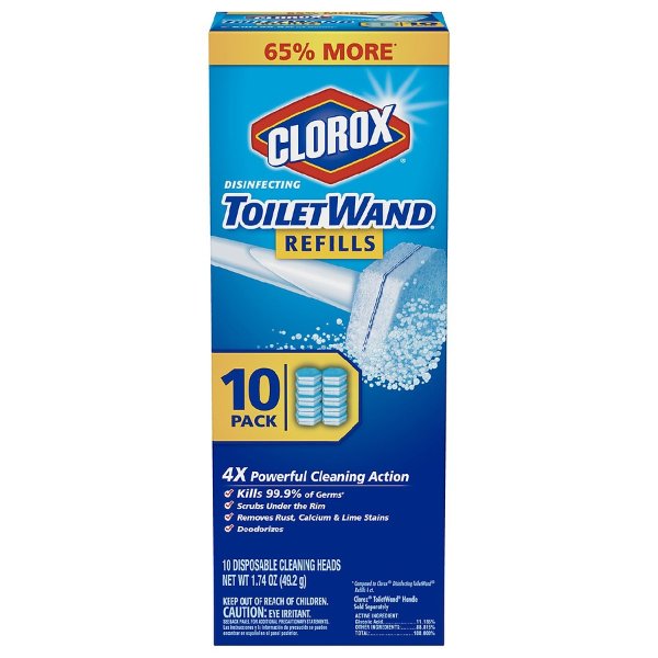 ToiletWand Disinfecting Refills, Disposable Wand Heads