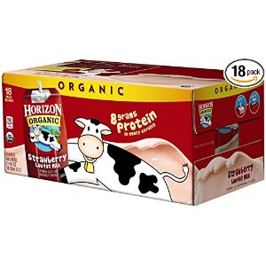 Horizon Organic 低脂有机奶 草莓味 8oz 18盒