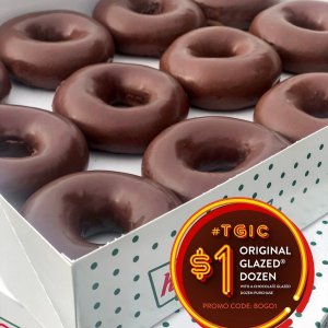 限今天：Krispy Kreme 限时活动 双倍甜蜜 四月就从甜甜圈开始