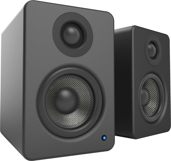 Kanto YU2 (Matte Black) Powered desktop stereo speaker system at Crutchfield