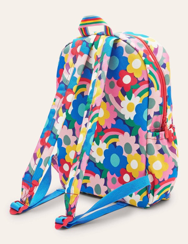 School Bag - Rainbow Flower | Boden US