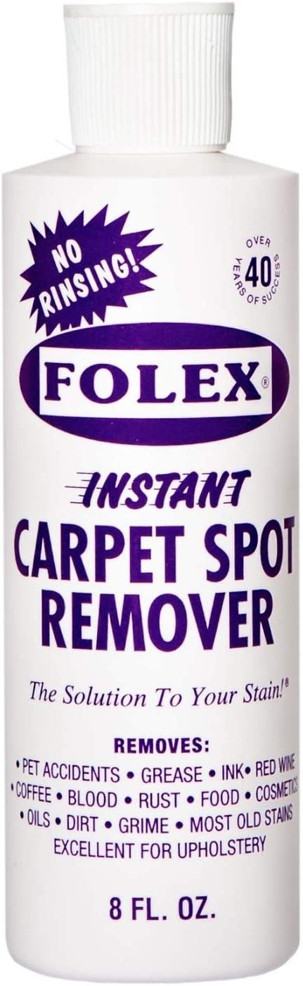 Folex Carpet Spot Remover - 8oz Instant Stain Remover for Carpets, Rugs, Upholstery and Clothing