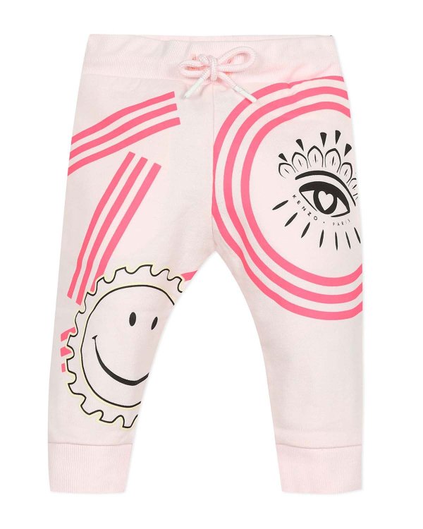 Girl's Multi Icon Jogger Pants, Size 6-18 Months
