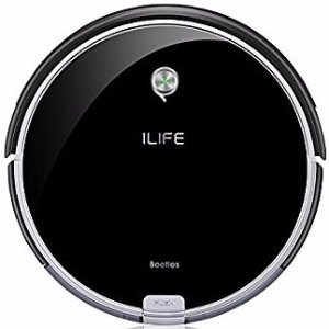 Today Only: ILIFE A6 Robotic Vacuum Cleaner Ultra Slim with Electrowall Stair Barrier, Super Quiet