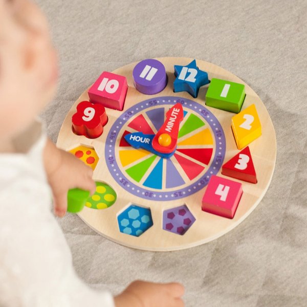 What Time Is It? Glow-In-The-Dark Clock Puzzle - Best for Ages 3 to 4