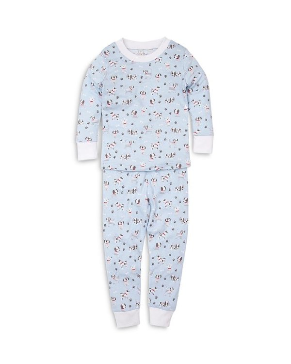 Unisex Doggie Print Cotton Pajama Set - Baby