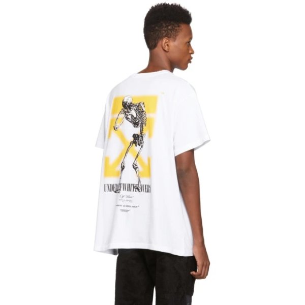 - White Undercover Edition Skeleton Dart Arrows T-Shirt