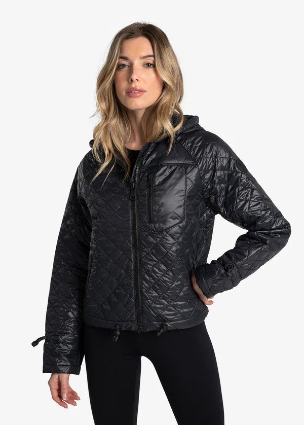 Maria Insulated Quilted Jacket - Black