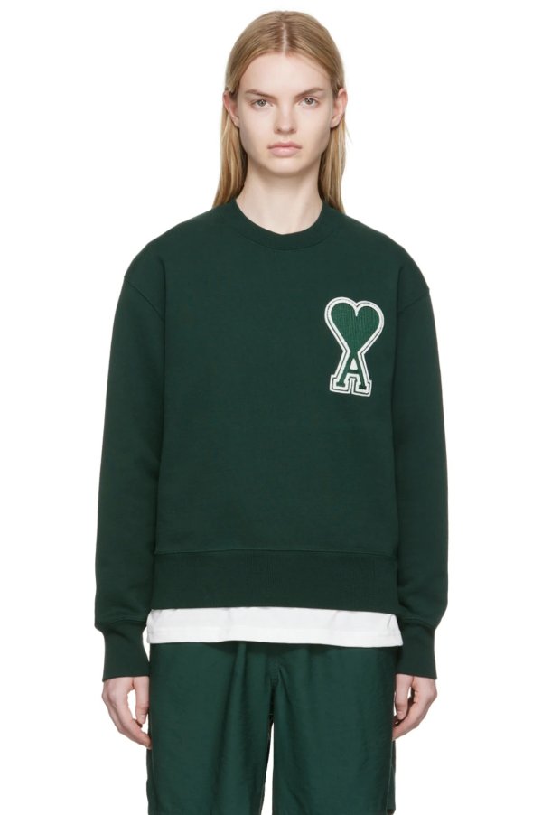 SSENSE Exclusive Green Organic Cotton Sweatshirt