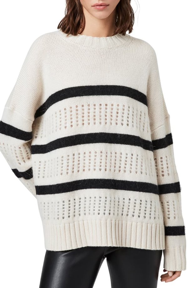 Siddons Stripe Wool Blend Sweater