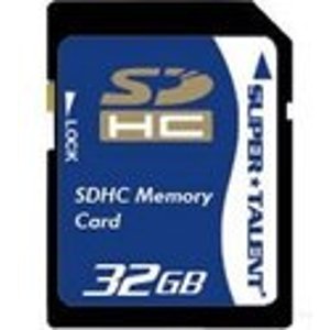 Super Talent 32GB SDHC Class 10 高容量SD存储卡