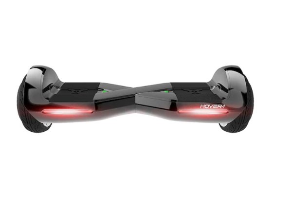 Hover-1 - Origin Self Balancing Scooter w/6 mi Max Operating Range & 7 mph Max Speed - Black