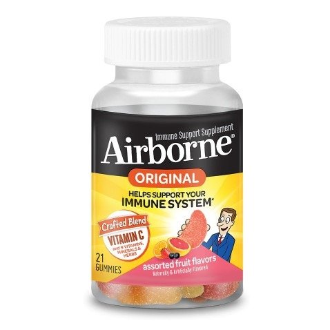 Walgreens Airborne 维生素水果口味软糖 21粒 增强免疫力