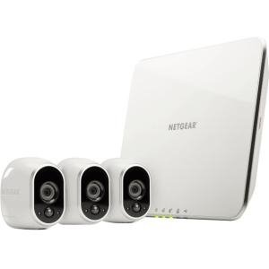 黒五价：NETGEAR Arlo 家庭安全系统 (3个无线HD摄像头)