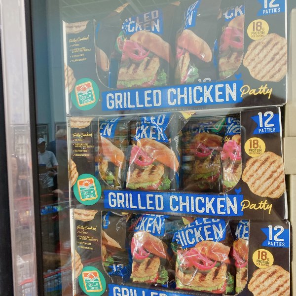 Costco DonLee Farms Antibiotic Free Grilled Chicken Patty Same-Day Delivery | Costco Same-Day